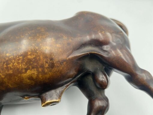 Art Deco Bull Sculpture - Muscle Detail - Styylish