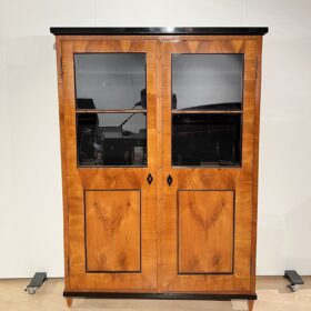 Biedermeier Bookcase Cherry Veneer, Southern Germany circa 1820