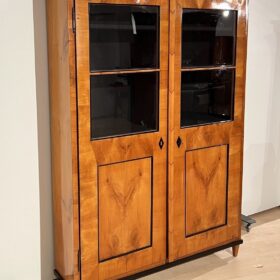 Biedermeier Bookcase Cherry Veneer, Southern Germany circa 1820