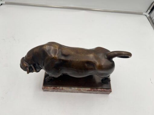 Art Deco Bull Sculpture - Top Detail - Styylish