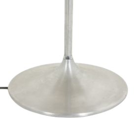 Vintage Mushroom-Shaped Lamp in Brushed Stainless Steel, 1970s