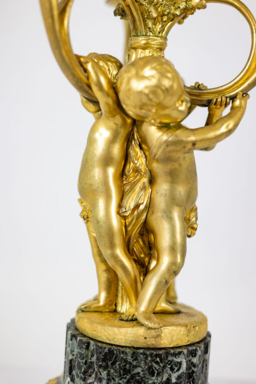 Bouillotte Lamp Gilded Bronze - Gold Cherubs - Styylish