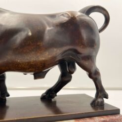 Art Deco Bull Sculpture - Back Legs - Styylish