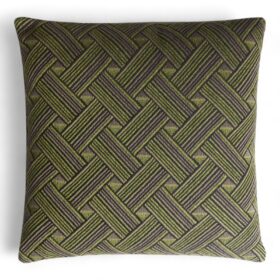 Rock Green Cushion, Made In Italy