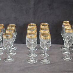 Set of 18 Classical Crystal Glasses - Set - Styylish