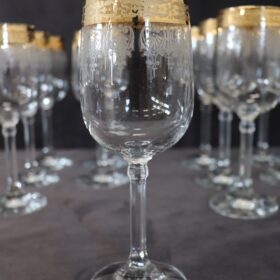 Set of 18 Classical Crystal Glasses