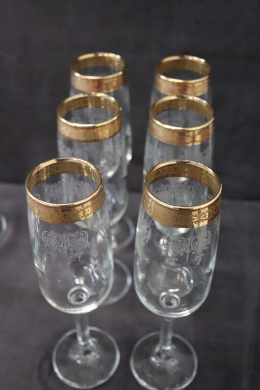 Set of 18 Classical Crystal Glasses - Six Glasses - Styylish