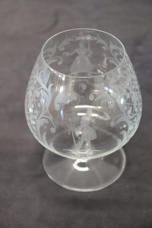 Set of Four Venetian Glasses - Exterior Detail - Styylish