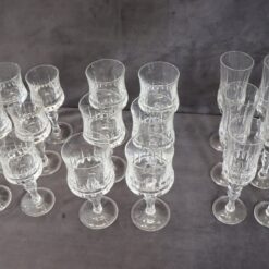 Set of 18 Elegant Crystal Glasses - All Glasses - Styylish