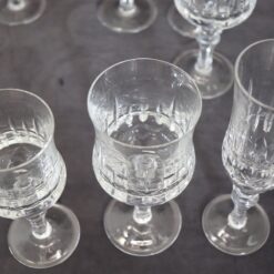 Set of 18 Elegant Crystal Glasses - Interior - Styylish