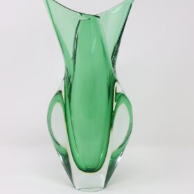 Italian Murano Glass Vase by Flavio Poli for Seguso, 1960s