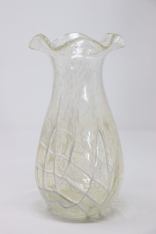 Murano Glass Transparent Vase - Full - Styylish