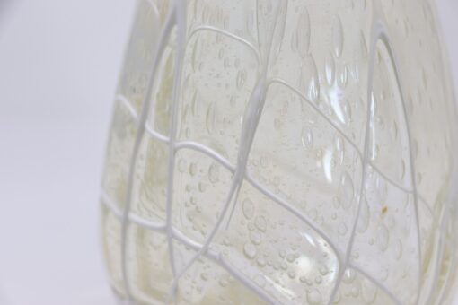 Murano Glass Transparent Vase - Pattern - Styylish