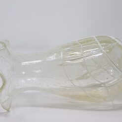 Murano Glass Transparent Vase - Side View - Styylish