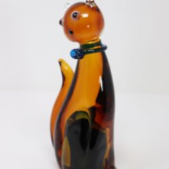 Cat Sculpture Murano Glass - Side Profile - Styylish