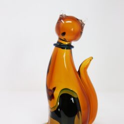 Cat Sculpture Murano Glass - Back - Styylish