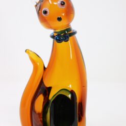 Cat Sculpture Murano Glass - Front Full - Styylish