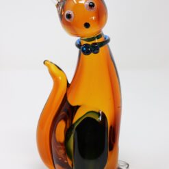 Cat Sculpture Murano Glass -Full Detail - Styylish