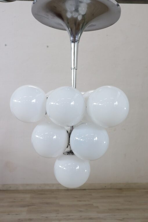 Space Age Chandelier Chrome - Light Off Profile - Styylish