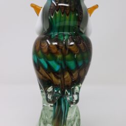 Owl Sculpture Murano Glass - Back - Styylish