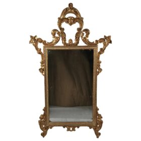 Baroque Style Giltwood Mirror, Italy 19th century