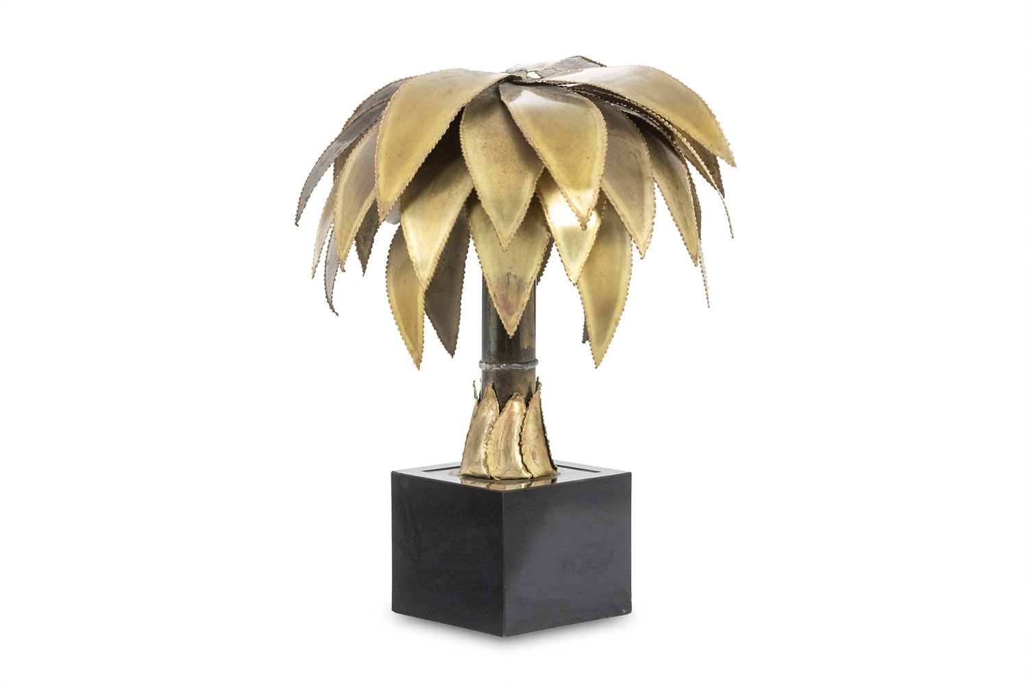 Maison Jansen Palm Tree Lamp- full view- Styylish