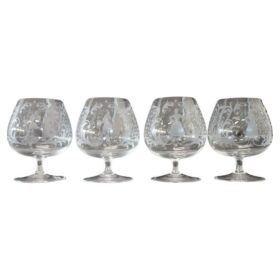 Set of Four Venetian Glasses