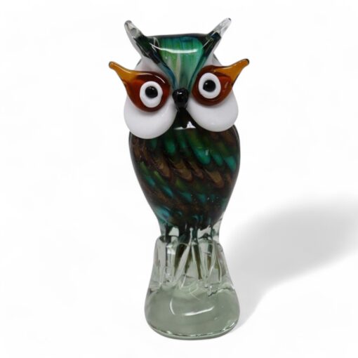 Owl Sculpture Murano Glass - Styylish