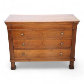 Italian Solid Walnut Antique Chest of Drawers