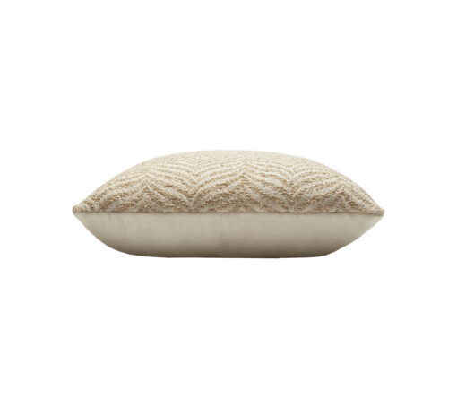 Zebra Ivory Cushion- side view- Styylish