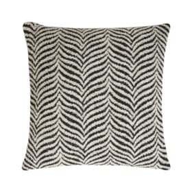 Zebra Black Cushion