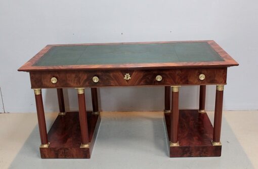 Empire Style Mahogany Desk - Full Profile - Styylish