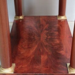 Empire Style Mahogany Desk - Wood Base Detail - Styylish