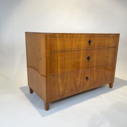 Biedermeier Commode Cherry Veneer - Side Profile Detail - Styylish