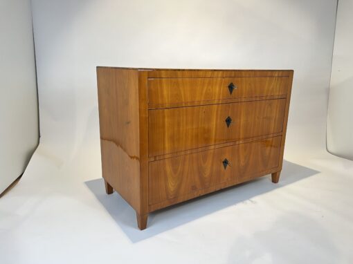 Biedermeier Commode Cherry Veneer - Side Profile Detail - Styylish