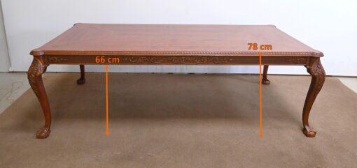 Chippendale Style Rectangular Table - Height Measurements - Styylish