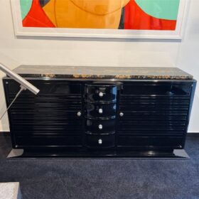 Large Modernist Art Deco Sideboard attributed to Gaston Poisson, 1935