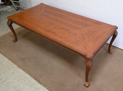 Chippendale Style Rectangular Table - Side and Top - Styylish