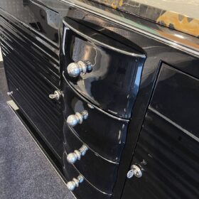 Large Modernist Art Deco Sideboard attributed to Gaston Poisson, 1935