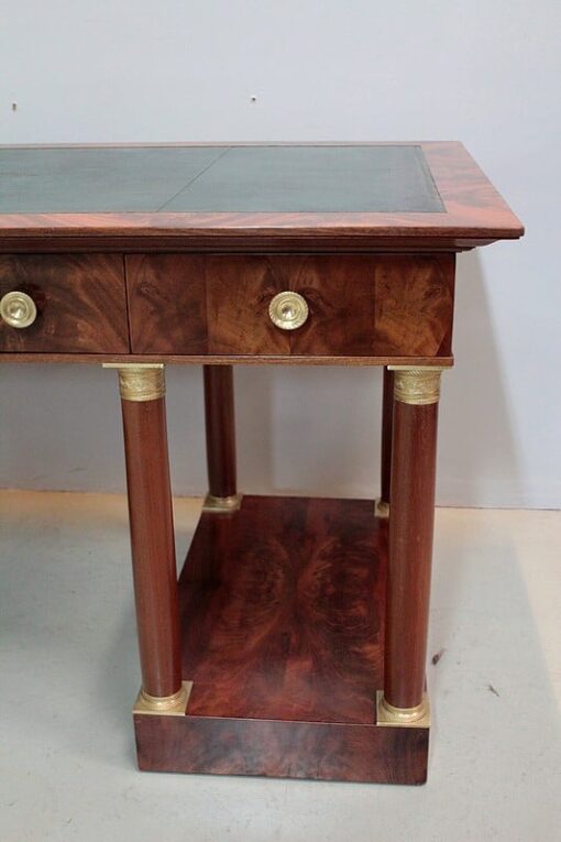 Empire Style Mahogany Desk - Right Side Detail - Styylish