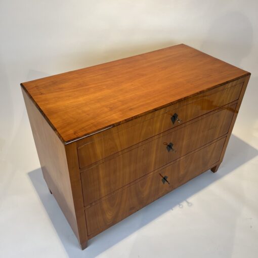 Biedermeier Commode Cherry Veneer - Side View - Styylish