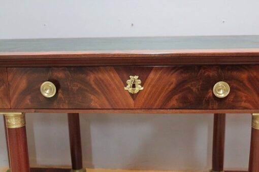 Empire Style Mahogany Desk - Front Detail - Styylish