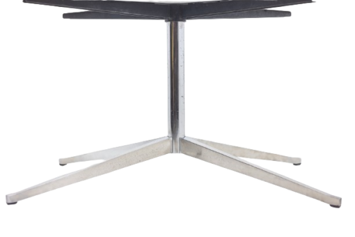 Knoll Table in Marble - Chrome Base without Top - Styylish