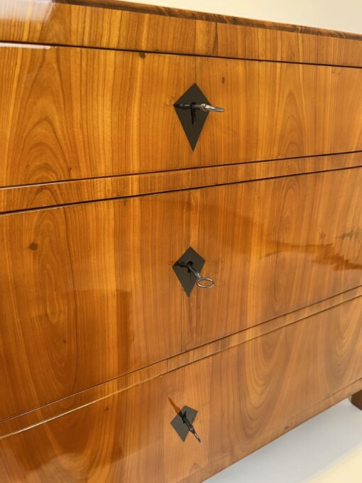 Biedermeier Commode Cherry Veneer - Ebonized Detail - Styylish