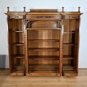 Rare Italian Renaissance Walnut Study and Desk, 1900