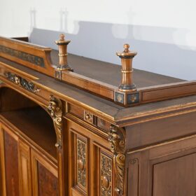 Rare Italian Renaissance Walnut Study and Desk, 1900