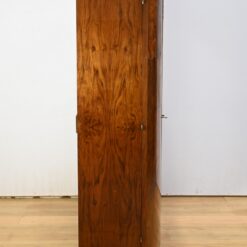 Burl Walnut Mirrored Cabinet- side view- Styylish