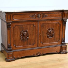 Writing Desk Sideboard, in Mahogany, Restoration taste – 1st Part 19th century