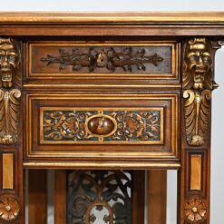 Italian Renaissance Study and Desk - Right Top Carving - Styylish