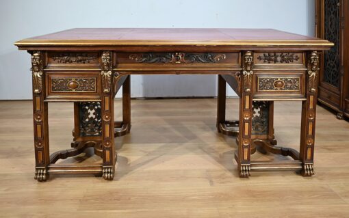 Italian Renaissance Study and Desk - Gilded Decor - Styylish